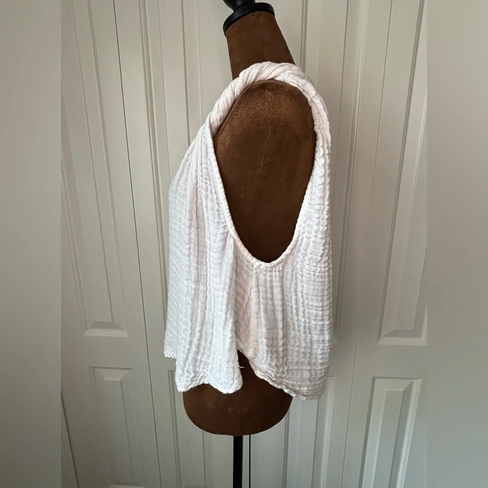 Free People Free-est Massima Reversible Gauze Top, Size Small